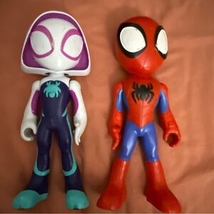 Spidey And Spidey Ghost  9” InchAction Figures